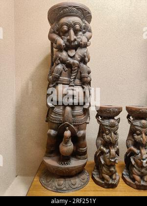 Legs of Palank (bed). Khura, Kalahandi Palace, 20th century Stock Photo