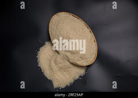 Rice grains raw white on the floor  Soko Maize Meal Home Baking FlourCapwell Industries Limited Stock Photo