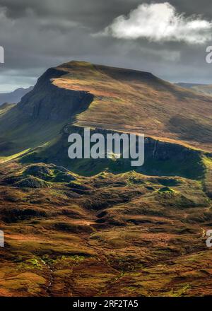 Beinn Edra on the Trotternish Ridge of Skye seen from Bioda Buddha Stock Photo