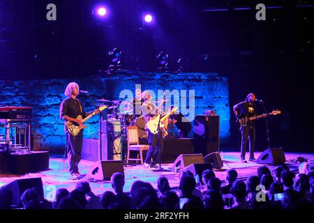 July 30, 2023, Carthage, Tunis, Tunisia: Concert by American star Ben Harper, singer-songwriter as part of the 57th edition of the Carthage International Festival. (Credit Image: © Chokri Mahjoub/ZUMA Press Wire) EDITORIAL USAGE ONLY! Not for Commercial USAGE! Stock Photo