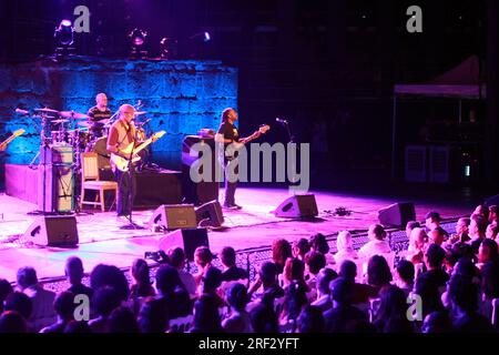 July 30, 2023, Carthage, Tunis, Tunisia: Concert by American star Ben Harper, singer-songwriter as part of the 57th edition of the Carthage International Festival. (Credit Image: © Chokri Mahjoub/ZUMA Press Wire) EDITORIAL USAGE ONLY! Not for Commercial USAGE! Stock Photo