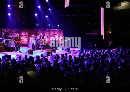 July 30, 2023, Carthage, Tunis, Tunisia: Concert by American star Ben Harper, singer-songwriter as part of the 57th edition of the Carthage International Festival. (Credit Image: © Chokri Mahjoub/ZUMA Press Wire) EDITORIAL USAGE ONLY! Not for Commercial USAGE! Stock Photo