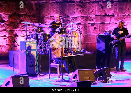 July 30, 2023, Carthage, Tunis, Tunisia: Concert by American star Ben Harper, singer-songwriter as part of the 57th edition of the Carthage International Festival. (Credit Image: © Chokri Mahjoub/ZUMA Press Wire) EDITORIAL USAGE ONLY! Not for Commercial USAGE! Stock Photo