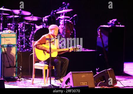 July 30, 2023, Carthage, Tunis, Tunisia: Concert by American star Ben Harper, singer-songwriter as part of the 57th edition of the Carthage International Festival. (Credit Image: © Chokri Mahjoub/ZUMA Press Wire) EDITORIAL USAGE ONLY! Not for Commercial USAGE! Stock Photo