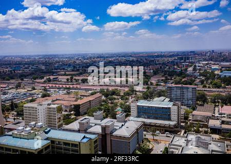 Kenyas Capital City Nairobi City County Skyline Skyscrapers Travel Documentary Photographers Cityscapes Tower buildings urban discover East African Ci Stock Photo