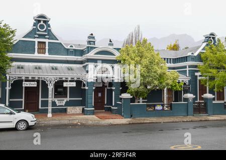 Montagu, South Africa - 28 January 2022: colonial house at Montagu on South Africa Stock Photo