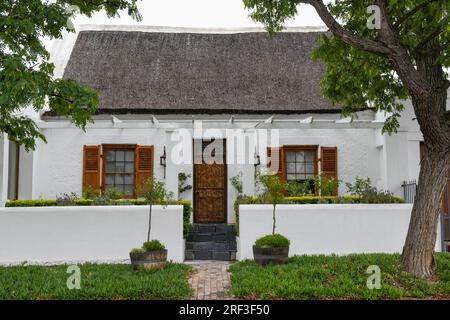 Montagu, South Africa - 28 January 2022: colonial house at Montagu on South Africa Stock Photo