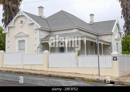 Montagu, South Africa - 28 January 2022: colonial house at Montagu on South Africa Stock Photo