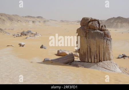 the Libyan Desert in Egypt Stock Photo