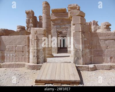 Deir el-Hagar Temple in Egypt Stock Photo