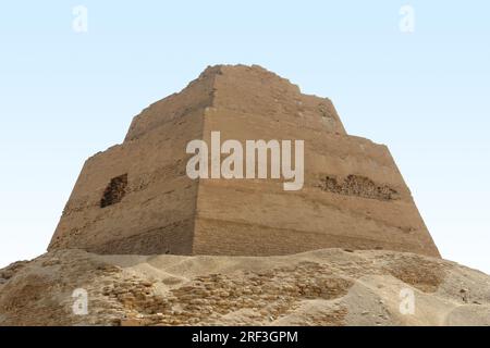 the meidum pyramide in Egypt Stock Photo