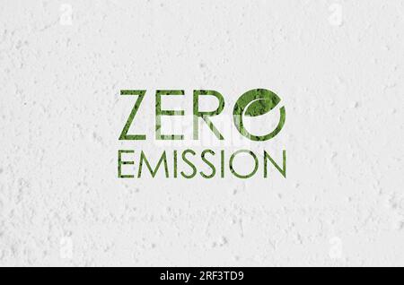 reducing CO2 emissions to stop climate change. green energy background Stock Photo