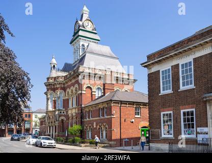 Grantham Lincolnshire Grantham Guildhall municipal building on St Peter's Hill Grantham Lincolnshire England UK GB Europe Stock Photo