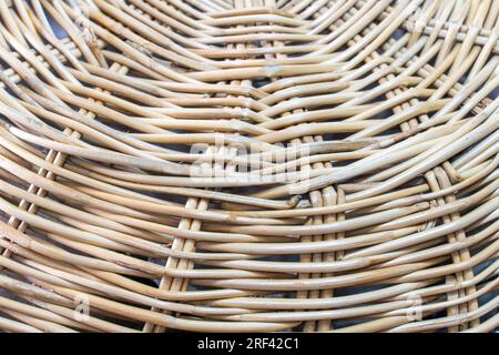 Weave wood abstract pattern nature texture background. Basketry seamless pattern. Stock Photo
