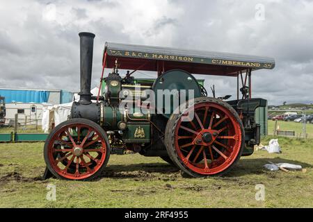 John Fowler traction engine. Cumbria Steam Gathering 2023. Stock Photo