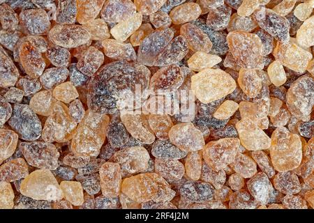 Rock candy in a close-up as a background Stock Photo