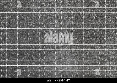 Mesh patterned texture of decorative old glass. Abstract geometric background Stock Photo