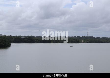 Kalu Ranga Sri Lanka: The Kalu Ganga (Black River) near Kalutara, south of Colombo ...