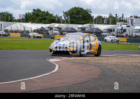 Darlington, UK. 30th July, 2023. Round 16 during the British Touring Car Championship at Croft Circuit, Darlington, UK on 30 July 2023. Photo by Chris Williams. Editorial use only, license required for commercial use. No use in betting, games or a single club/league/player publications. Credit: UK Sports Pics Ltd/Alamy Live News Stock Photo