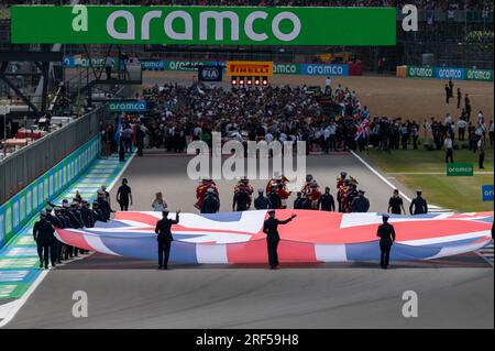Silverstone, UK - Friday 7th July 2023 - FORMULA 1 ARAMCO BRITISH GRAND PRIX 2023 Stock Photo