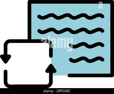 Marketing post icon outline vector. Smm delivery. Social online color flat Stock Vector