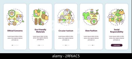 Multicolor sustainable office concept with linear icons Stock Vector