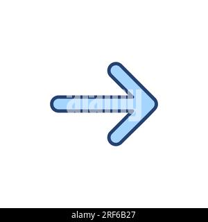 Arrow icon vector. Arrow sign and symbol for web design. Stock Vector