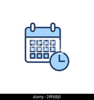 Calendar icon vector. Calender sign and symbol. Schedule icon symbol Stock Vector