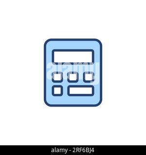 Calculator icon vector. Accounting calculator sign and symbol. Stock Vector