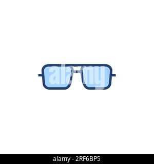 Glasses icon vector. Glasses sign and symbol Stock Vector