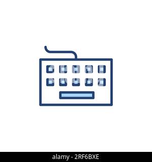 Keyboard icon vector. keyboard sign and symbol Stock Vector