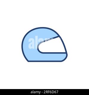 Helmet icon vector. Motorcycle helmet sign and symbol. Construction helmet icon. Safety helmet Stock Vector