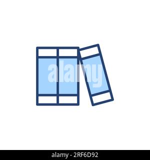 Library icon vector. education sign and symbol Stock Vector