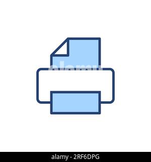 Print icon vector. printer sign and symbol Stock Vector