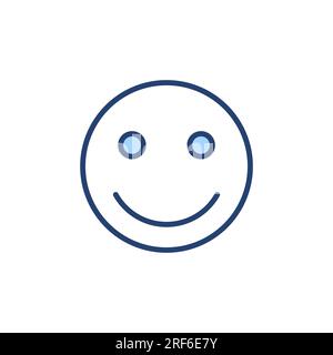 Smile icon vector. smile emoticon icon. feedback sign and symbol Stock Vector