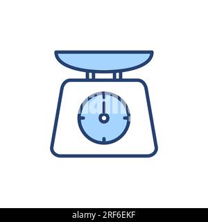 Scales icon vector. Weight scale sign and symbol Stock Vector