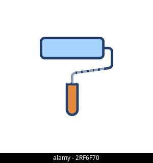 Paint icon vector. paint brush sign and symbol. paint roller icon vector Stock Vector