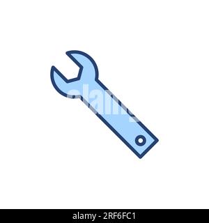 Wrench icon vector. repair icon. tools sign and symbol Stock Vector