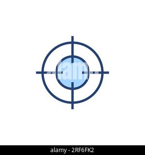 Target icon vector. goal icon vector. target marketing sign and symbol Stock Vector