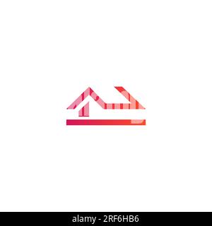 Home Line Logo Design. Real Estate Icon Stock Vector