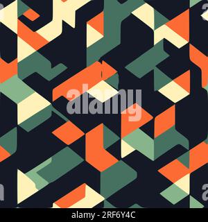 Geometric Seamless Patterns. Stock Vector