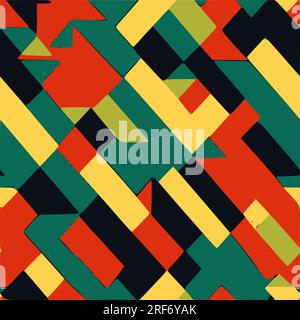 Geometric Seamless Patterns. Stock Vector