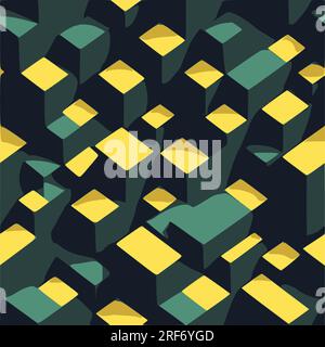 Geometric Seamless Patterns. Stock Vector