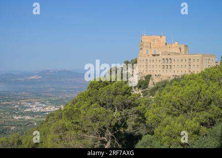 Klosteranlage Santuario de San Salvador, Mallorca, Spanien Stock Photo