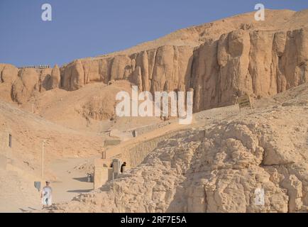 Touristen, Tal der Könige, Theben-West, Ägypten Stock Photo