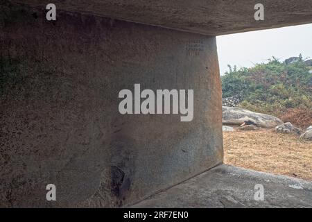 12 24 2014 Ancient Barabar Cave Hills world’s oldest surviving caves.near Makhdumpur village of Jehanabad district. Bihar India Asia. Stock Photo