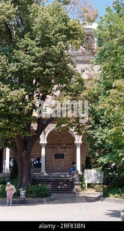 Sveta Nedelya Cathedral Church (Eastern Orthodox) in the City of Sofia, Bulgaria. August 01, 2023. Stock Photo