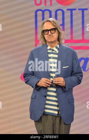 Rome, Italy. 01st Aug, 2023. Rome, Rai Saxa Rubra Studios Televisivva Uno Mattina Estate, In the photo: Credit: Independent Photo Agency/Alamy Live News Stock Photo