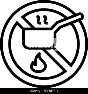 staircase down evacuation emergency line icon vector illustration Stock Vector