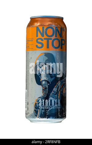 Kyiv, Ukraine - 02 September 2023: Cans Non Stop Stalker energy drink  production for computer game S.T.A.L.K.E.R. 2: Heart of Chornobyl Stock  Photo - Alamy